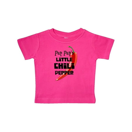 

Inktastic Pap Pap s Little Chili Pepper Gift Baby Boy or Baby Girl T-Shirt