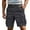 Grey@GC@, variant on CONZONE Mens Baggy Cargo Shorts Casual Solid Color Buttons Cargo Shorts for Men Lightweight Relaxed Fit Summer Workout Shorts With Pockets