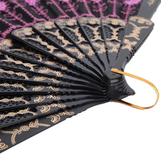 Abanico plegable atractivo y duradero abanico plegable con lentejuelas de 10 piezas abanico de mano para boda para regalo de fiesta y festival ANGGREK Otros