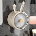 thumbnail image 3 of Portarrollos De Papel Higiénico, Soporte Para Papel Higiénico, Estante Para Joyas, Impermeable, Montaje En Pared Con Forma De Conejo, Mano De Obra Fina Para Baño, 3 of 7