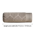 thumbnail image 3 of Kyusrd Hand Towels for Bathroom,Cotton Soft Absorbent Decorative Hand Towel for Face Spa Bath Gym Kitchen,Khaki,35x75cm, 3 of 7