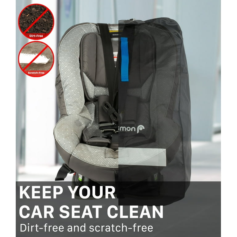 Fosmon Infant Car Seat Travel Bag for Airplane, Nylon Backpack Style Padded  Adjustable Shoulder Strap, Drawstring Airline Gate Check Bag for Infant Car  Seats, Carrier, Booster - Universal Size 