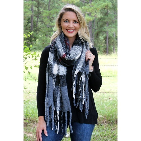 Gray Fairbanks Freeze Scarf