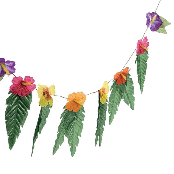 Garland W/ Large Leaves - Home Decor - 1 Piece