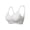 Gray, variant on Bras for Women Women's Bra Women's Fashion Casual Solid Color Comfortable Perspective Everyday Bras Underwear No Rims Black Xxxl