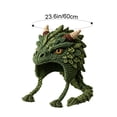 thumbnail image 2 of Hood Hat DIY Crochet Kit Adult Hand Knit Craft Supply Setm, Animal Hood Hat DIY Crochet Kit Beginner Hand Knitting Craft Supplies, DIY Craft Gift for Adults(Dragon), 2 of 6
