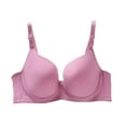 thumbnail image 2 of Homenesgenics Plus Size Bras for Women Women's Solid Color Maternity Sleeping Underwear with Underwear Women Daily Bra Pink 90D, 2 of 3