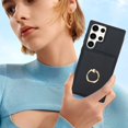 thumbnail image 6 of ELEHOLD Case for Samsung Galaxy S23 Ultra,Business PU Leather Stand Case with Card Holder & Ring Holder,Black, 6 of 7