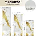 thumbnail image 4 of White Marble Gold Spot Pattern Kitchen Rugs Sets Of 3,Kitchen Runner Rugs Non Skid Washable,Decorative Kitchen Floor Mats for Kitchen,Sink,Laundry,17"x30"+ 17"x47" + 17"x59", 4 of 6