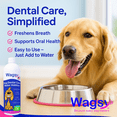thumbnail image 5 of Wagsy Dog Breath Freshener & Dental Water Additive – Naturally Derived Dog Mouthwash for Bad Breath, Plaque, Tartar & Teeth Cleaning, 5 of 7