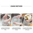 thumbnail image 3 of Teissuly Family Simple Sink Strainer Bag,Disposable Kitchen Drain Drainer Bag,Foldable Stopper Filter,Reusable Plastic Rubbish Garbage Waste Residue Compost Bags,Vegetable Fruit Outdoor Washing Pouch, 3 of 9