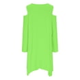 thumbnail image 5 of BLTIBY Plus Size Summer Dresses for Women Loose Casual O-Ring Shoulder Sleeveless Asymmetrical Hem Flowy Midi Dress Green 5XL, 5 of 9
