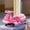 Pink, variant on Electric Wiggle Car with Flashing Wheels, Rechargeable 2 in 1 Swing Car with Anti-Rollover, Music and Pedal, 2 Motor Ride On Car for Outdoor, Pink