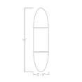 thumbnail image 2 of 14 Person Oval Conference Table Square Metal Bases Power Modules, 2 of 5