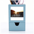 thumbnail image 1 of Lotus And Sunset Art Deco Fashion Desk Supplies Organizer Pen Holder Card, 1 of 3