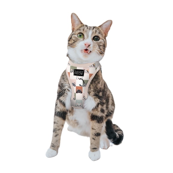 Sassy Meow Cat Step-In Harness Extra Small - Smitten Kittens