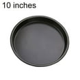 thumbnail image 2 of Hicess 6/7/8/10 inch Non-stick Pizza Pan Plate Dish Tray Mold Bakeware Baking Tool, 2 of 4