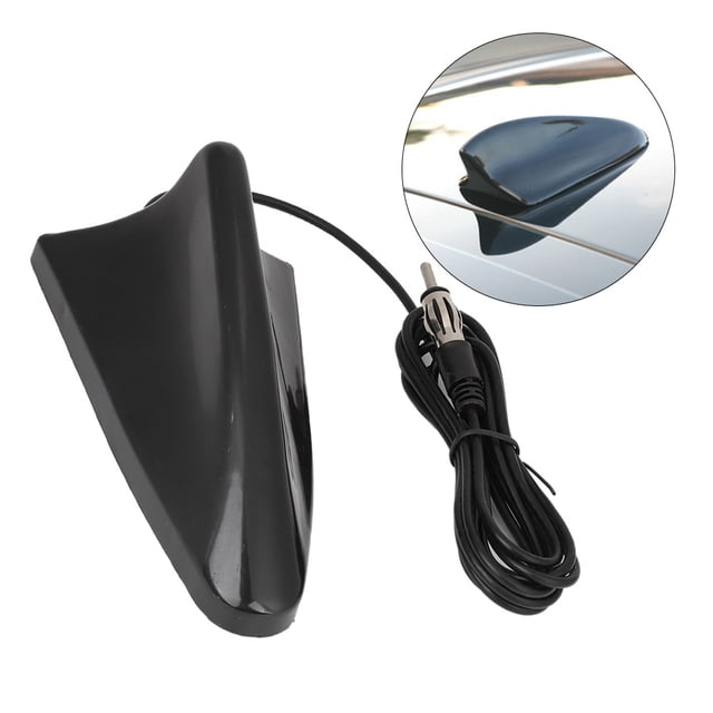 Antena de coche, antena de aleta de tiburón universal para coche, antena FM con valor excepcional