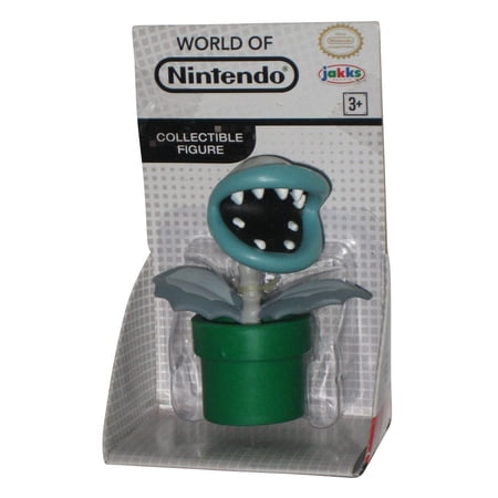 World of Nintendo Super Mario Bros. Bone Piranha Plant Mini Figure -