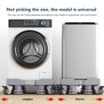 thumbnail image 3 of Washing Machine Roller, PVC Stainless Steel Movable Furniture Base Universal  for Dryer, 3 of 8