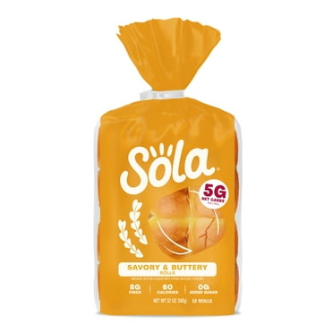 Sola Savory & Buttery Rolls, 12 Count