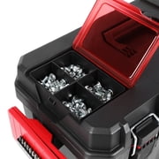 Hyper Tough 19 in Toolbox with Small Parts Organizer, Heavy-Duty Resin