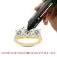 thumbnail image 7 of AFFY 3.24CT Moissanite Diamond 3 Stone Engagement Ring For Women 14K Solid Yellow Gold-5, 7 of 7