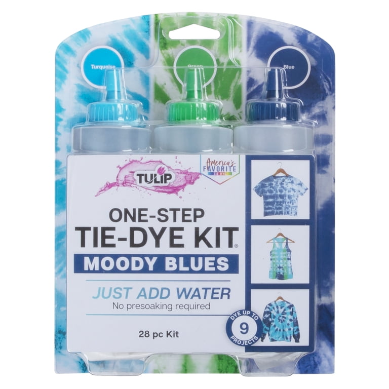 Tulip One-Step Tie-Dye Kit, 3 Color Moody Blues photo 1