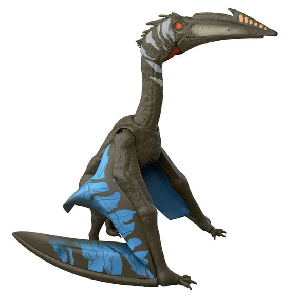 Jurassic World Rebirth Quetzalcoatlus Action Figure, Winged Dinosaur Toy with Sound, Aerial Ambush, JURASSIC WORLD REBIRTH QUETZALCOATLUS