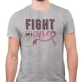 thumbnail image 2 of Fight for a Cure Shirt Unisex 4X-Large Grey, 2 of 5