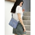 thumbnail image 3 of LAVA Women Crossbody Bags Waterproof Nylon Shoulder Purses Messenger Bag for Travel Sports (Purple), 3 of 11