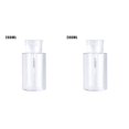thumbnail image 3 of heritaly Push Down Empty Pump Dispenser Nail Polish Remover Refillable Storage Container Cosmetic Removal Plastic Press Bottle Transparent 200ml 2Set, 3 of 6