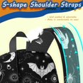 thumbnail image 5 of Bat and Sun Gothic Pattern 17" School Backpacks for Teens,Waterproof Oxford Fabric,S-Shape Padded Straps for School,Travel,Hiking,Camping, 5 of 6