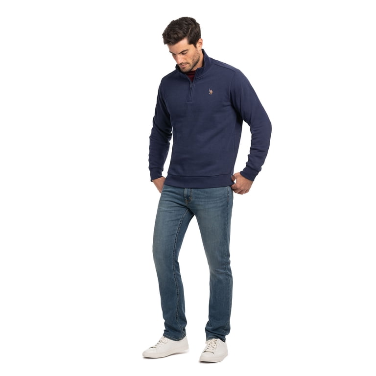 U.S. Polo Assn. Men's Fleece Quarter-Zip Pullover photo 4