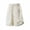 White, variant on IUYRTFE Women Solid Color Drawstring Shorts with Pockets Elastic Waist Casual Summer Pants