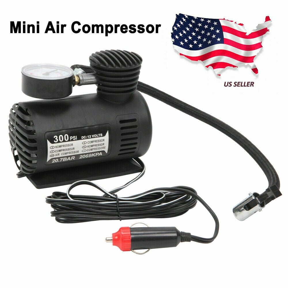 USA Heavy Duty Portable Air Compressor Car Tire Inflator