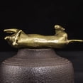 thumbnail image 2 of Ounissouiy Bonitos adornos de escritorio para perros, estatua de perros, figuritas decorativas delicadas a la moda, regalos de Navidad y cumpleaños, Decoración del hogar Ounissouiy HA077109-00B, 2 of 6