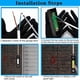 thumbnail image 3 of 2Pcs Universal Garage Door Opener Switch 41A4166 Lighted Wall Mounted Push Button Black Finish with, 3 of 5