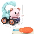 thumbnail image 4 of Kids Car Assembly Toy Cartoon DIY Engineering Car Toy Construction Vehicle Toy, 4 of 10
