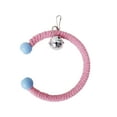 thumbnail image 2 of Cheers.US Rope Swing Bird Toy, Small or Medium-Sized Parrot Toy Pure Natural Colorful Rope Cage Parrot Chewing Toy, 2 of 7