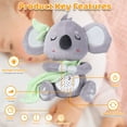 thumbnail image 6 of Baby Soother, Portable Sound Machine Ataucjin Portable Sound Machine Baby with Projector, Night Light, 15 Lullabies, Baby White Noise Machine for Cribs Travel Newborns, Auto-Off & Volume Control, Baby, 6 of 8
