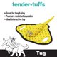 thumbnail image 2 of SmartPetLove Snuggle Puppy Tender-Tuffs Juguete para perros de tira y afloja – Rayo amarillo extra grande con chirriador resistente a pinchazos, 2 of 8