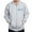 Ash Gray, variant on - Beta Theta Pi Letters Sweatshirt - Zip Hoodie, Classic Hooded Sweatshirt with Metal Zipper