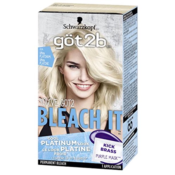Got2b Bleach It Permanent Hair Color, 00A Ultra Platinum