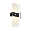 thumbnail image 3 of JingChun 1Pc LED Wall Sconce Modern Wall Light Lamps Up and Down Indoor Acrylic Lighting Fixture for Living Room Bedroom Hallway Conservatory Home Room Decor, 3 of 6