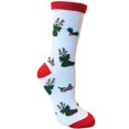 thumbnail image 2 of EQWLJWE Women Cute Christmas Vintage Printing Thicker Socks Long Sock Comfortable Socks Women's Socks Holiday Clearance, 2 of 4