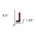 thumbnail image 2 of Set of Twentyfour Red LED Flameless Christmas Tree Clip On Candles, 2 of 7