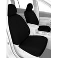 thumbnail image 2 of CalTrend Front Buckets SuperSuede Seat Covers for 2016-2019 Chevy Volt - CV578-01SP Black Insert with Black Trim, 2 of 3