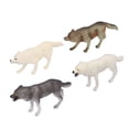 thumbnail image 6 of 4Pcs PVC Wild Wolf Model Toy Simulation Figurines Ornament Toy For Kids Children, 6 of 8