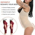 thumbnail image 5 of FITVALEN Women Tummy Control Bodysuit Fajas Colombianas Open Bust Shapewear Slimmer Body Shaper, 5 of 7